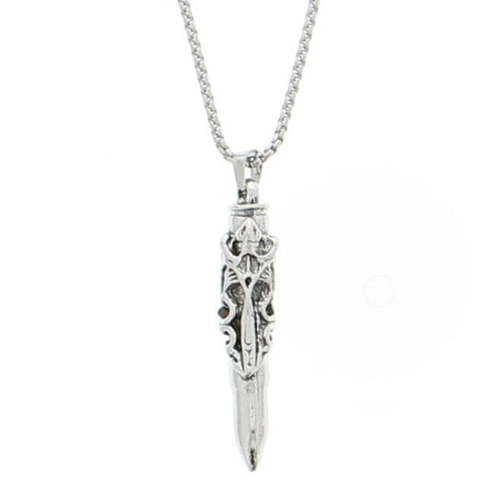 Engraved Bullet Chain Necklace