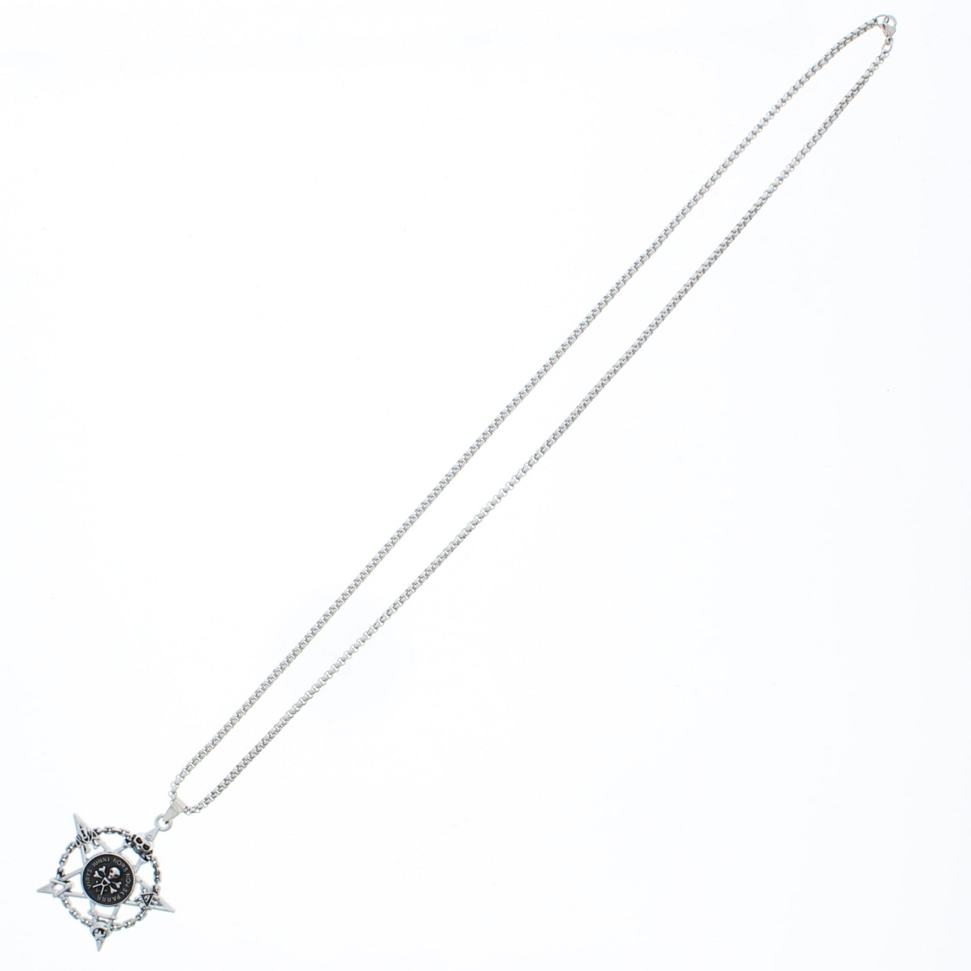 Skull Pentagram Chain Necklace