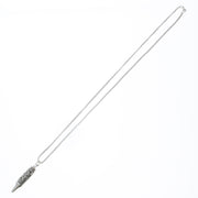 Patterned Heavy Bullet Chain Necklace