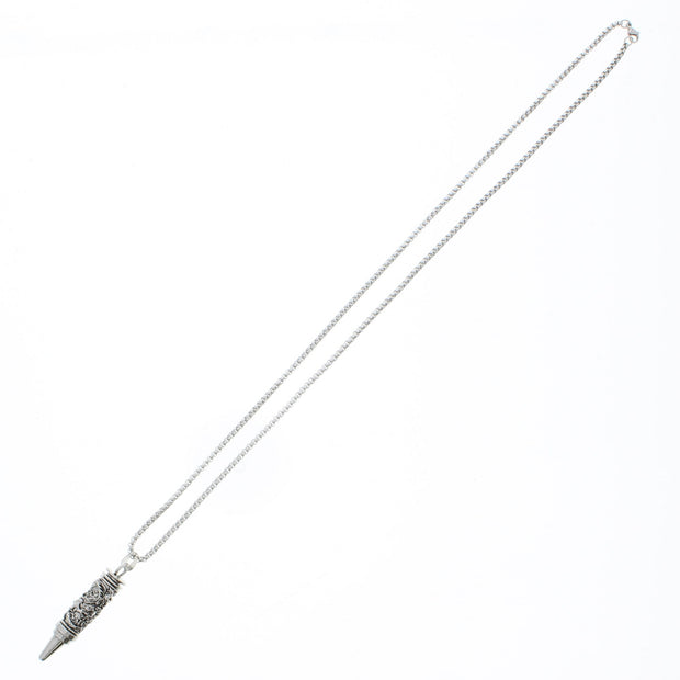 Patterned Heavy Bullet Chain Necklace