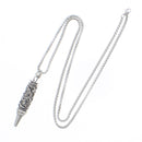Patterned Heavy Bullet Chain Necklace