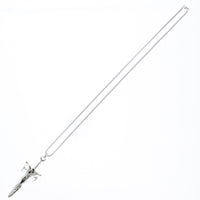 Skeleton on Sword Chain Necklace