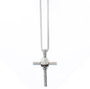 Skull Cross Chain Necklace