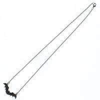Black Bat Chain Necklace
