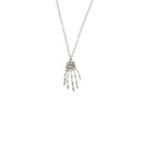 Small Skeleton Hand Necklace