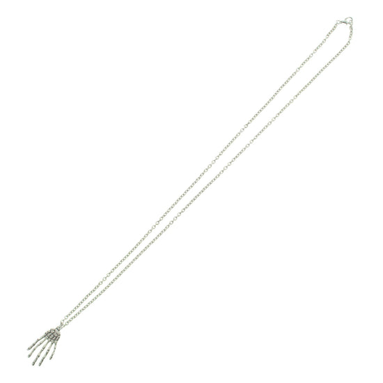 Small Skeleton Hand Necklace