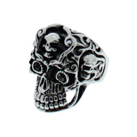 Sugar Skull Ring with Mini Skulls
