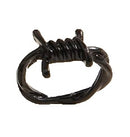 Black Barbed Wire Ring