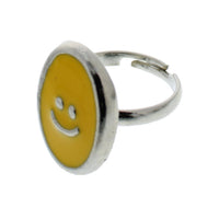 Smiley Face Adjustable Ring