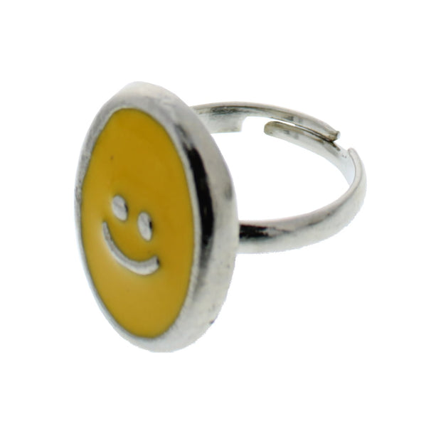 Smiley Face Adjustable Ring