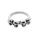 4 Skulls Ring