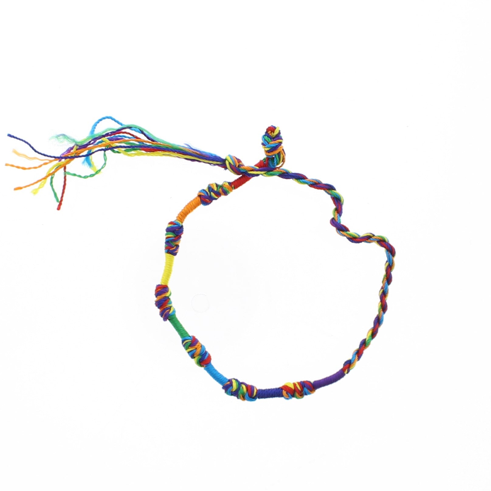 Rainbow Braided Bracelets