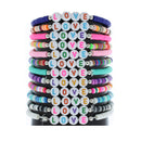 Card of 12 Assorted Colourful LOVE Friendship Bracelets