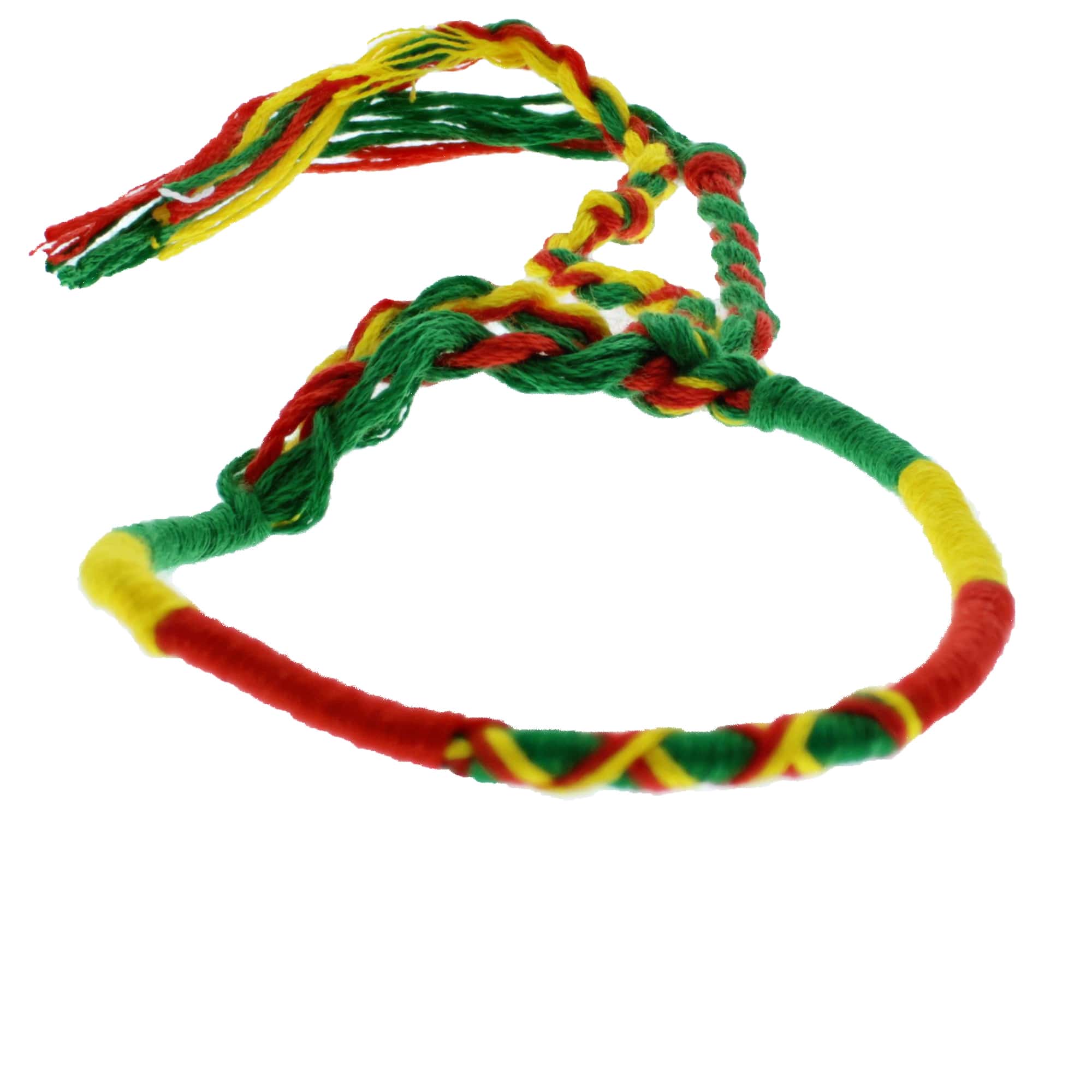 Rasta Rope Braided Bracelet