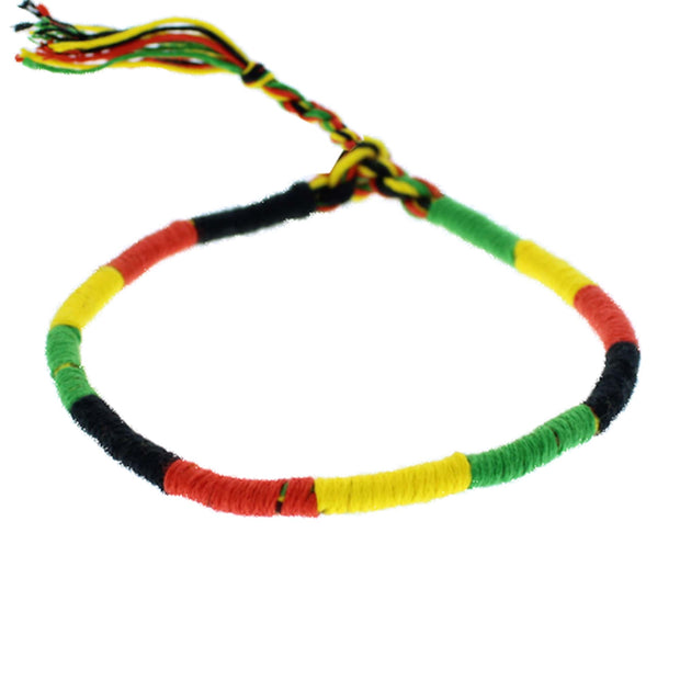 Rasta Rope Braided Bracelet