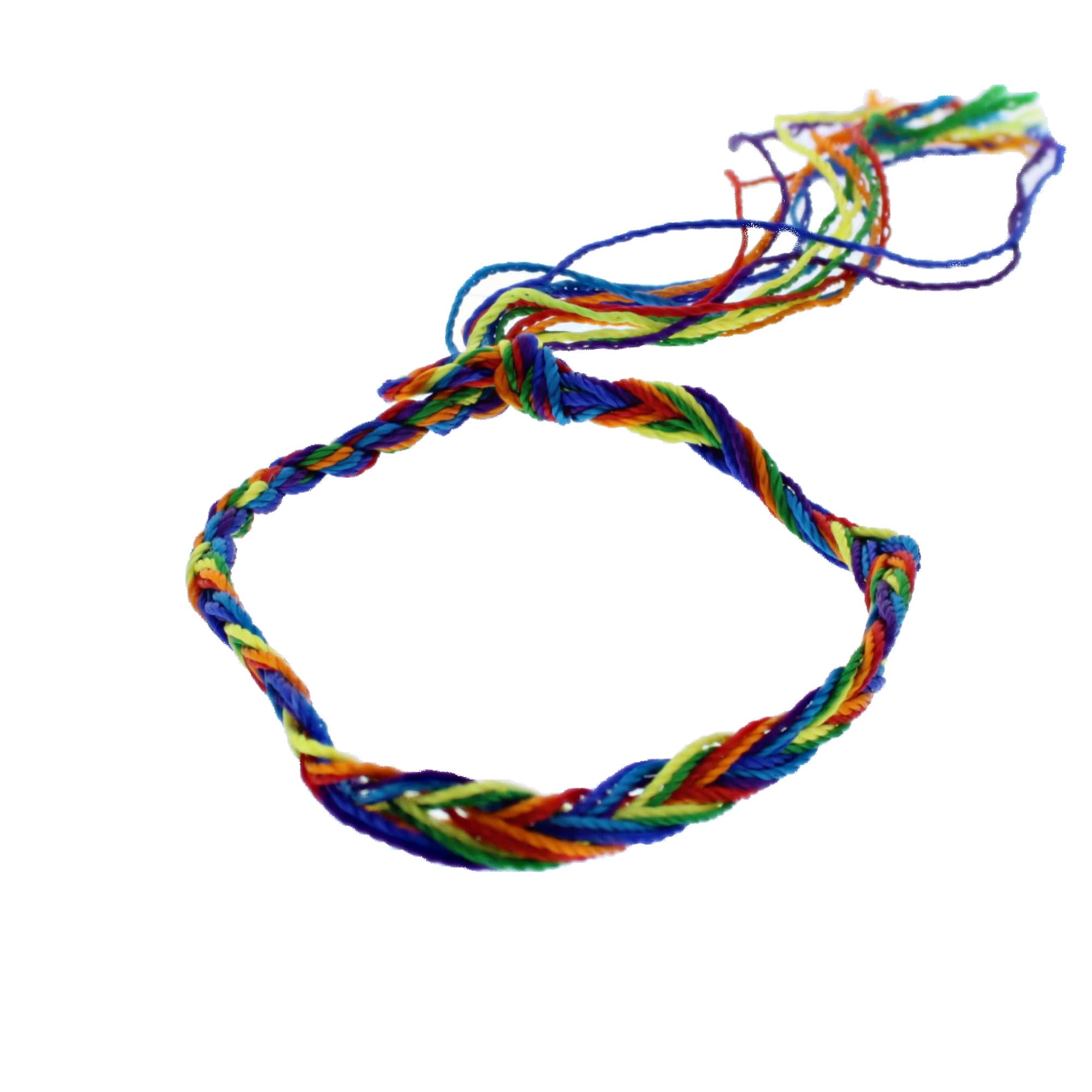 Rainbow Rope Braided Bracelet