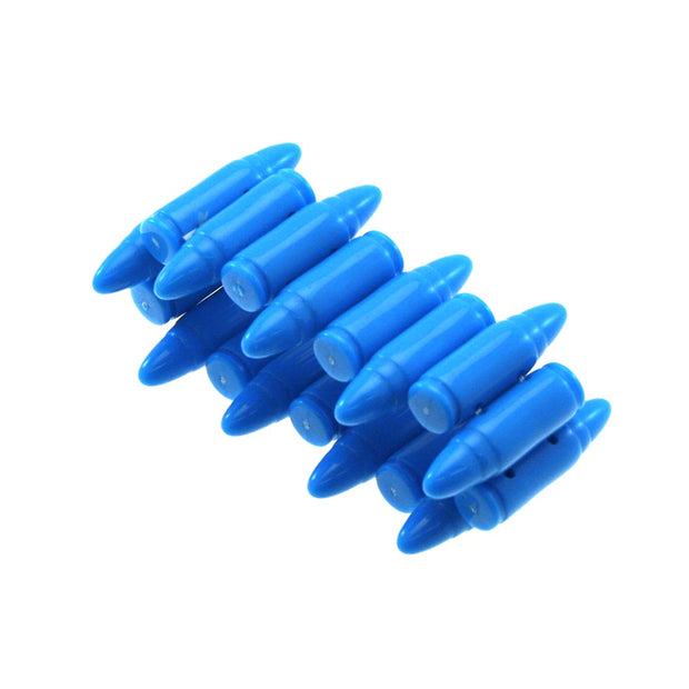 Plastic Neon Bullet Bracelet