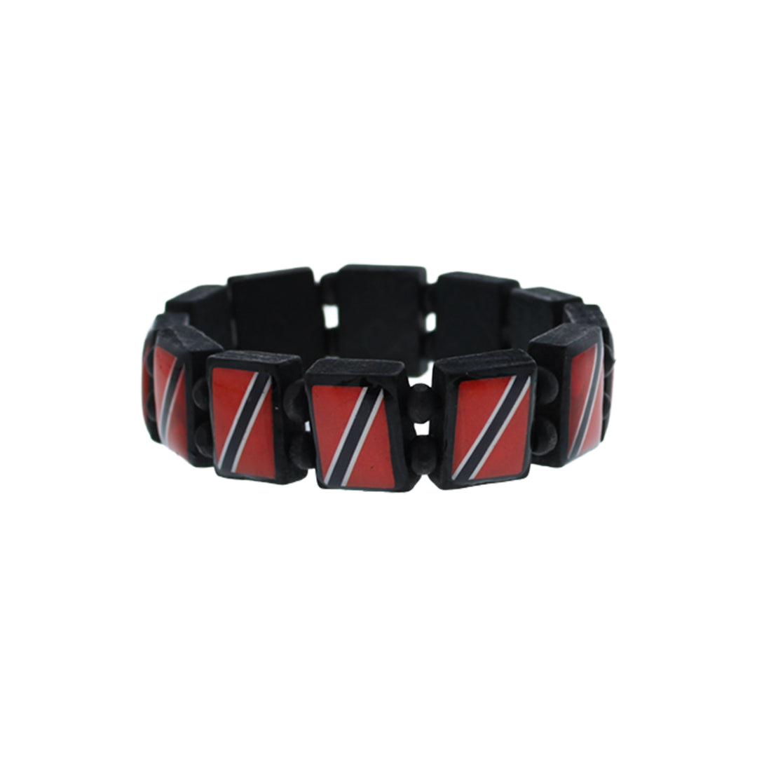 Trinidad & Tobago Flag Wooden Bracelet