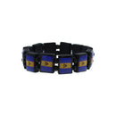Barbados Flag Wooden Bracelet
