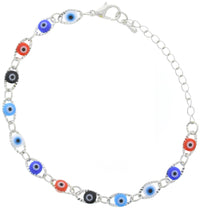 Metal Chain Mini Evil Eye Bracelet