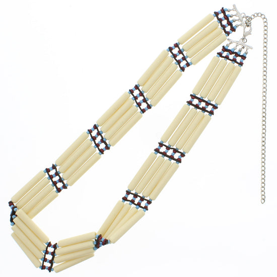 Native American Style Wampum Shell & Beaded Belt