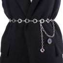 Flower Charm Chain Belt