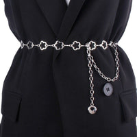 Flower Charm Chain Belt