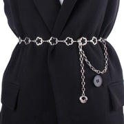 Flower Charm Chain Belt