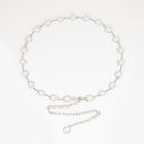Flower Charm Chain Belt