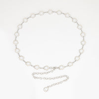Flower Charm Chain Belt