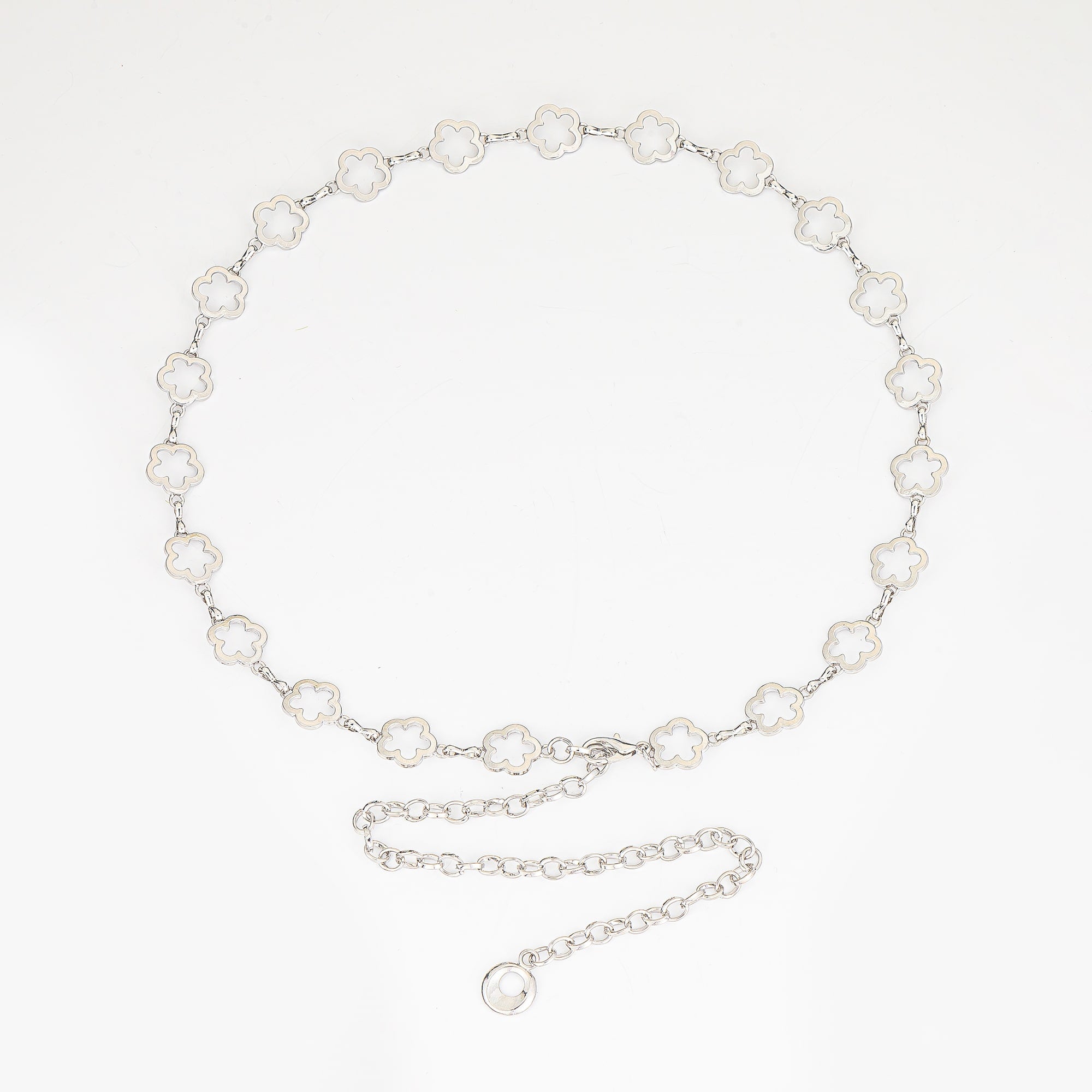 Flower Charm Chain Belt