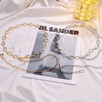 Flower Charm Chain Belt