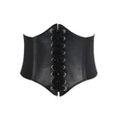 Arched Elasticated Waist Lace Up Corset Belt
