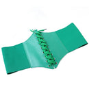 Arched Elasticated Waist Lace Up Corset Belt