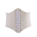 Arched Elasticated Waist Lace Up Corset Belt