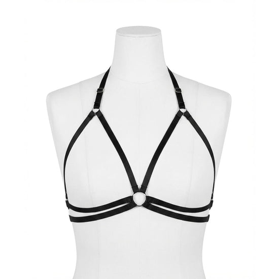 Adjustable Black Body PU leather Brace