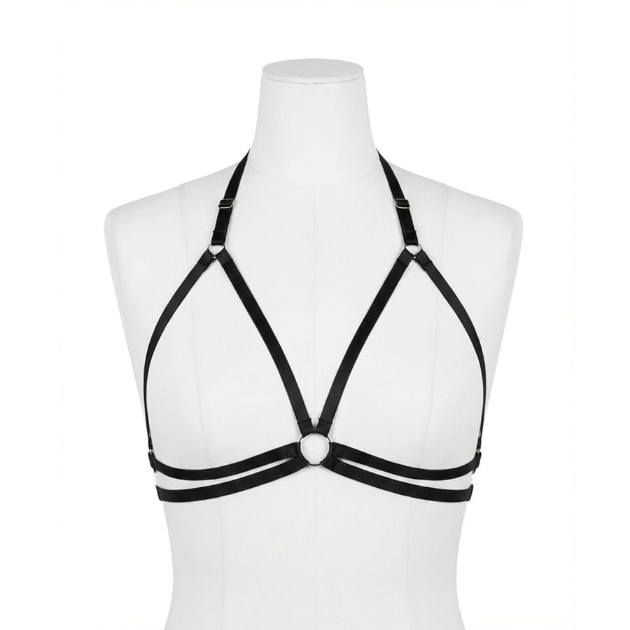 Adjustable Black Body PU leather Brace