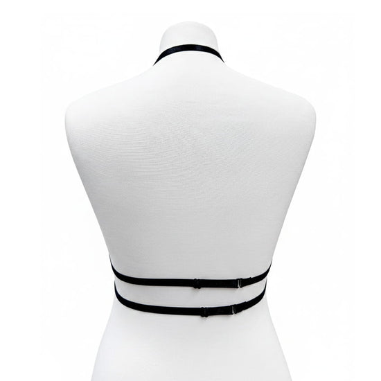Adjustable Black Body PU leather Brace