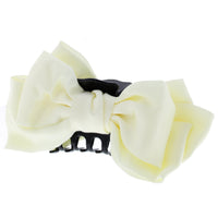 Double Sided Satin Bow Hair Clamp