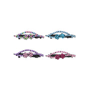 Assorted Colour Flower Rhinestones Hair Clips Barrettes