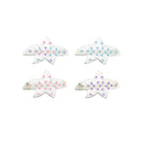 Assorted Mini Starfish Rhinestone Barrettes Hair Clips