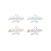 Assorted Mini Starfish Rhinestone Barrettes Hair Clips
