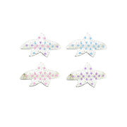 Assorted Mini Starfish Rhinestone Barrettes Hair Clips