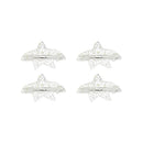 Assorted Mini Starfish Rhinestone Barrettes Hair Clips