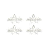 Assorted Mini Starfish Rhinestone Barrettes Hair Clips
