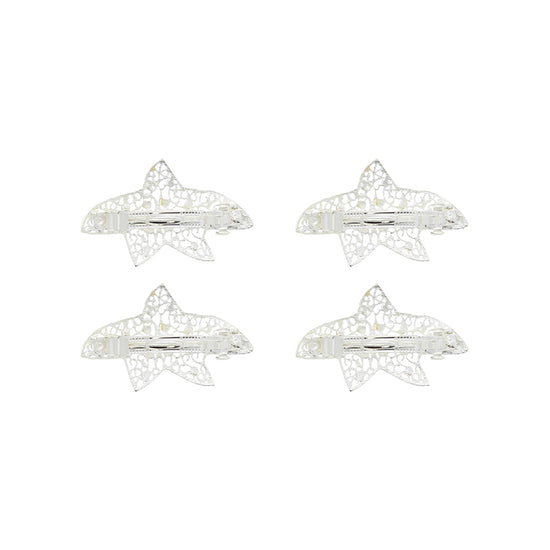 Assorted Mini Starfish Rhinestone Barrettes Hair Clips