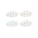 Assorted Colour Rhinestones Leaf Design Hair Barrettes Clips