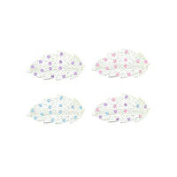 Assorted Colour Rhinestones Leaf Design Hair Barrettes Clips