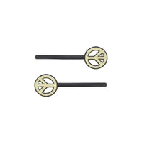 CND Peace Sign Hair Grips