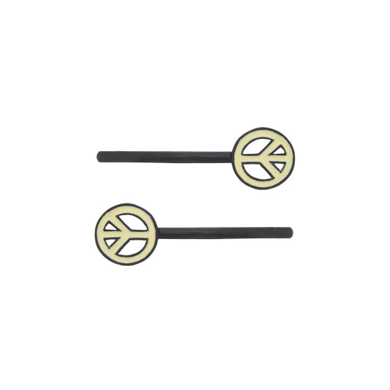 CND Peace Sign Hair Grips